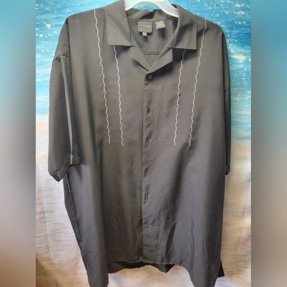 After Dark Mens 2XLT Button Down Shirt‎